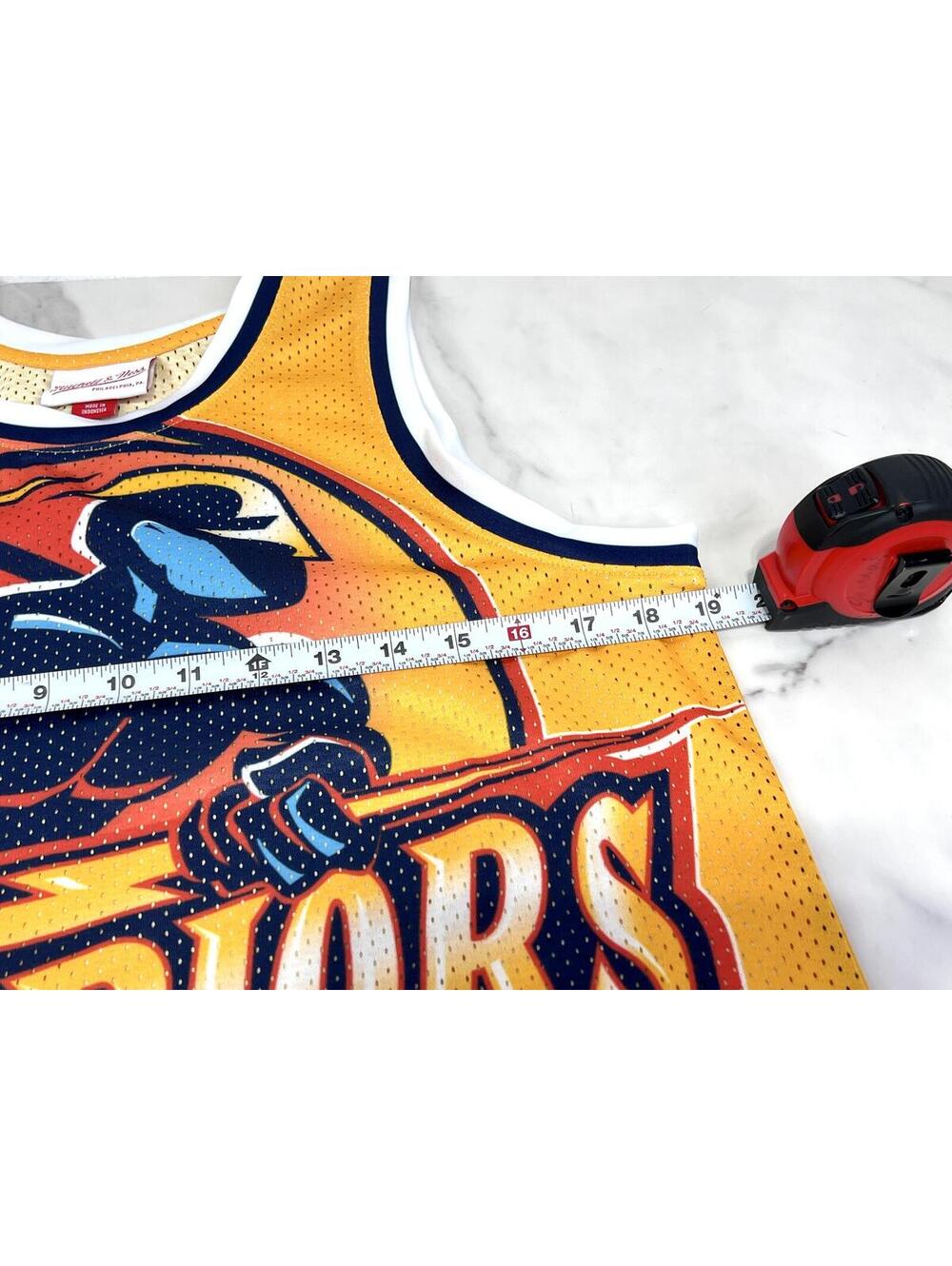 Golden State Warriors Youth Size Large Hardwood Classics Basketball Jersey Tank - Picture 10 of 10